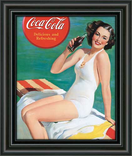 Coca-Cola Girl In Bathing Suit